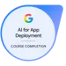 Google AI for App Deployment Certificate